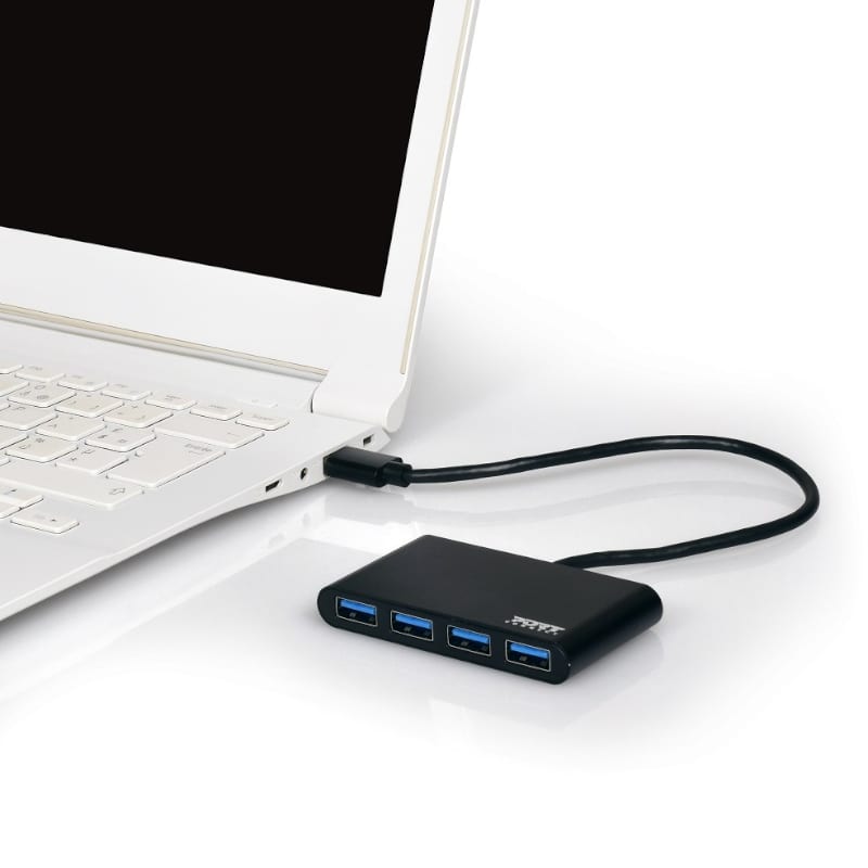 PORT DESIGNS 900121 USB HUB 4 PORTS 3.0 - (Components > USB Hubs