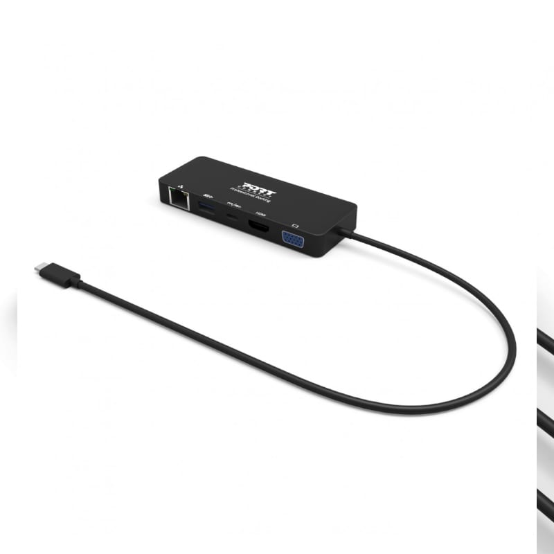 Port USB Type-C to RJ45 5Gbps 30cm Adapter - Black - Syntech