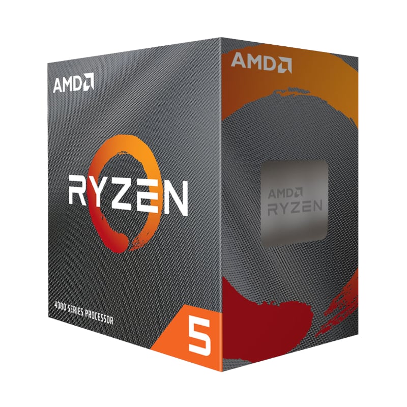 AMD Ryzen 5 5500 3.6 GHz 6-Core AM4 Processor with Wraith Stealth Cooler -  100-100000457BOX