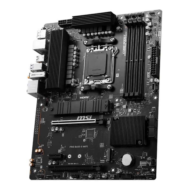 MSI PRO B650 S WIFI AMD AM5 ATX Gaming Motherboard - Syntech