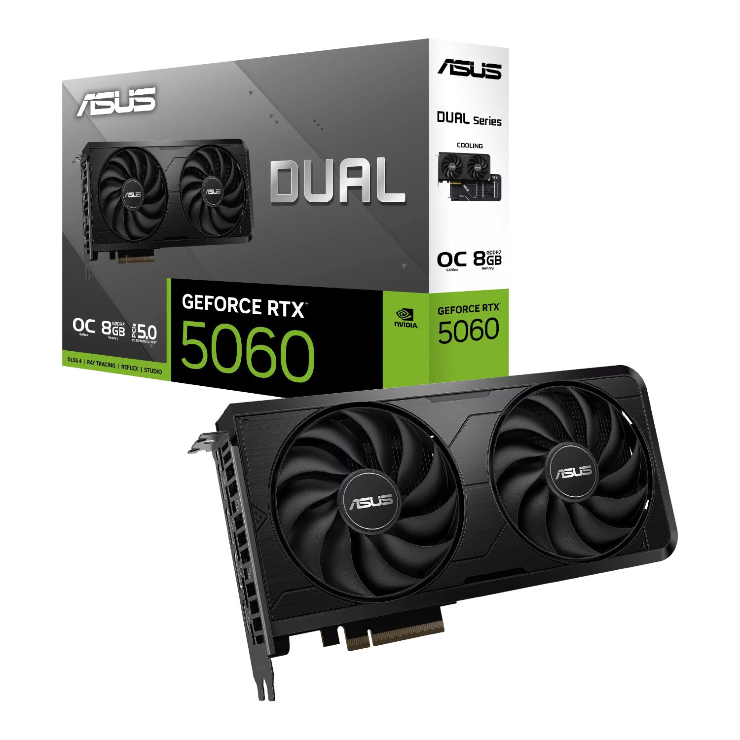 ASUS DUAL GeForce RTX 5060 OC 8GB 本体新品 ASUS Dual RTX 5060 OC EVO 8GB GDDR7 Graphics Card